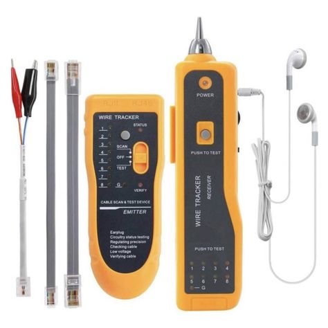 Tester Cable De Red Lan Rj45 Wire Tracker-0