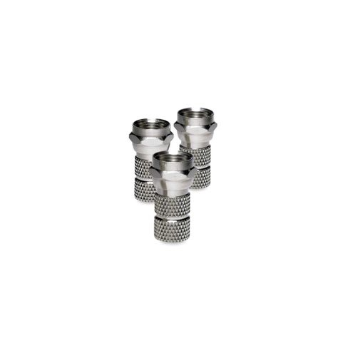 Pack 3 Conectores Coaxial Modelo RG-6-0
