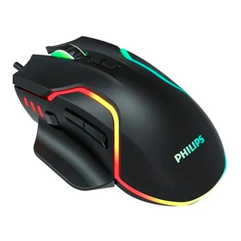 Mouse Gamer Philips G525 / 2400 Dpi / Led Rgb / 8 Botones-1