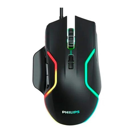 Mouse Gamer Philips G525 / 2400 Dpi / Led Rgb / 8 Botones-0