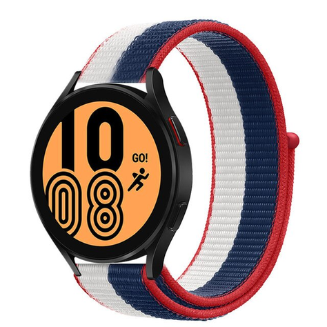 Correa Nylon Para Samsung Huawei Amazfit Xiaomi 20mm / Chile 2-0