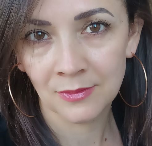 Maxi argollas hoop 65mm hipoalergénicas chapadas en oro rosa 18k-4