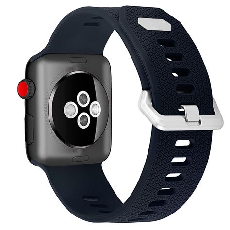 Correa Compatible Iwatch Apple Watch Azul Oscuro 42-44-45MM-S-0