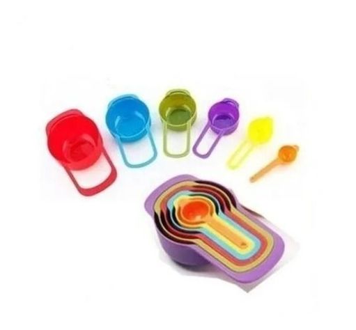 6 Cucharas Medidoras Cocina Repostería Medida Tazas Gourmet-2