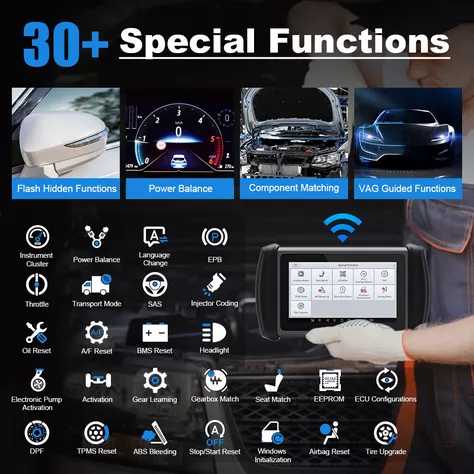 Scanner y Programador de Llaves Automotriz Ik618 = Pad2-1