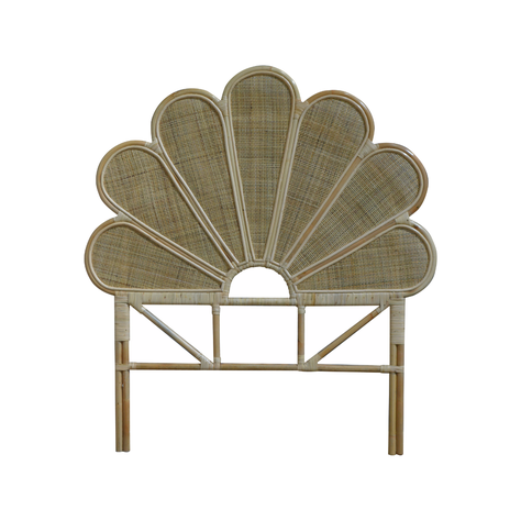  Respaldo de cama flor rattan 120 cm -0