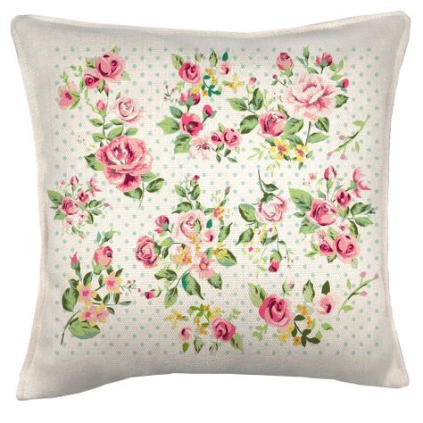Cojín Flores Vintage, 45x45-0