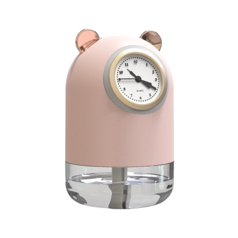 Humidificador Lampara y Reloj USB 300ml AR56-1