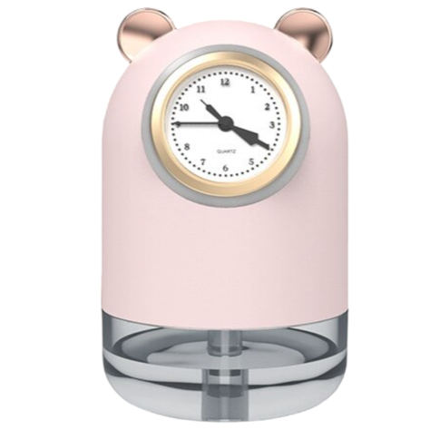 Humidificador Lampara y Reloj USB 300ml AR56-2