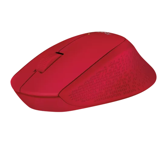 Mouse Logitech inalámbrico M280 rojo-1