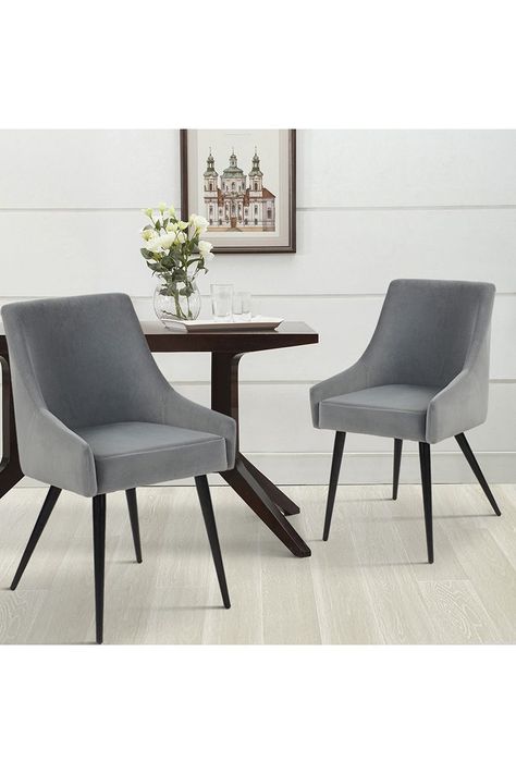 Pack 2 Sillas Comedor Jean Gris-1