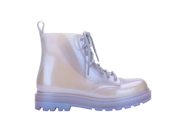 Botin Infantil Coturno Azul Perlado Mini Melissa-0