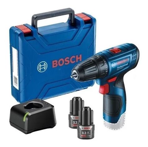 Taladro inalámbrico de 10mm Bosch GSR 120-LI 12V con maletín 127V 220V-1
