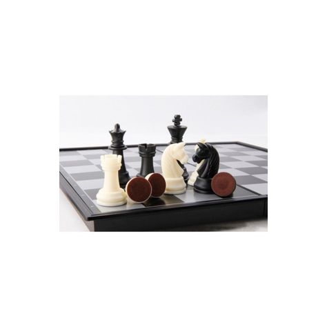 Tablero de Ajedrez Con Piezas Magneticas 48x48cm-2