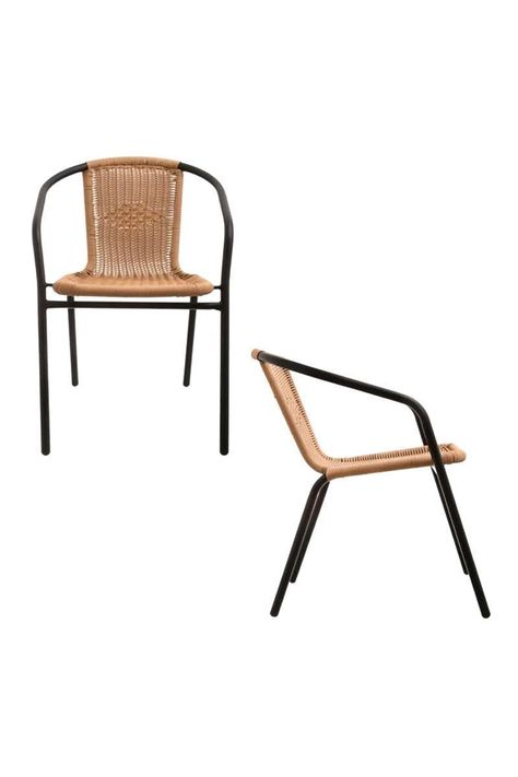 Pack 4 Sillas de Terraza Maceio Beige-3