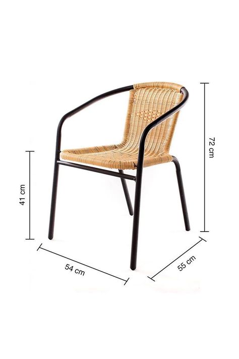 Pack 4 Sillas de Terraza Maceio Beige-2