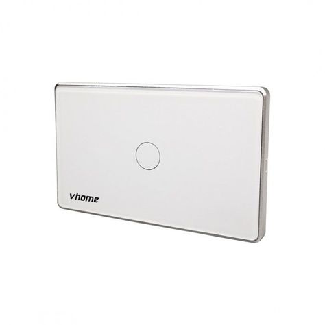Interruptor Wifi RF Vhome Vector Design LN Touch 1 Canal Compatible Con Google Home y Alexa-0