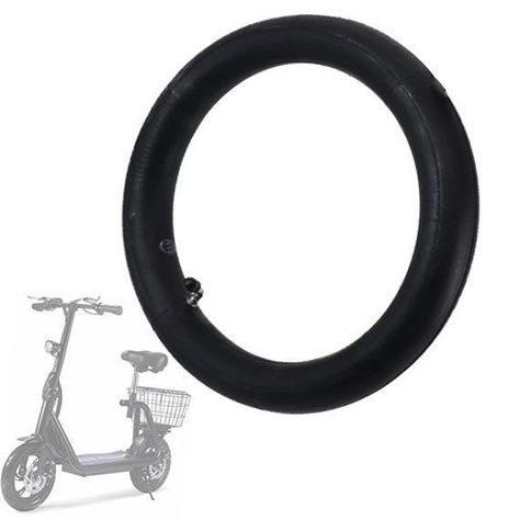 Cámara Scooter Eléctrico 12"1/2 X 2.1/4 Válvula Curva-0