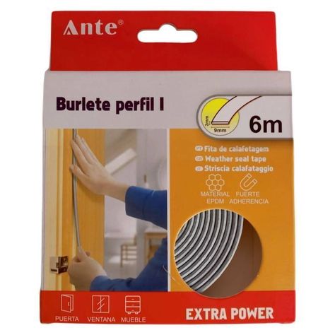 Burlete Perfil I Blanco 6 metros (9mmx2mm)-0
