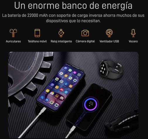 Doogee V Max - 5G Resistente GPS, 22.000mAh, RAM 12GB, 108MP-4