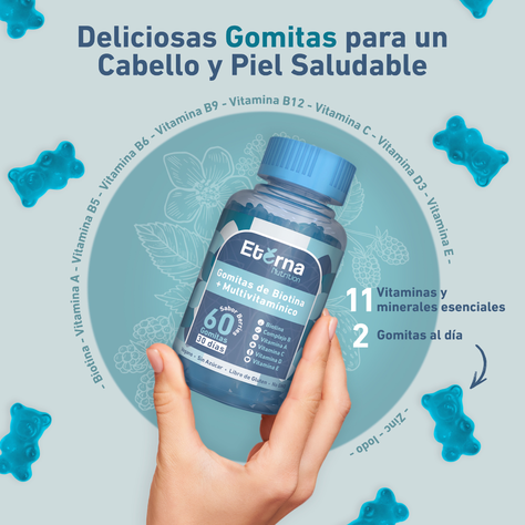 Pack Gomitas Belleza: Biotina + Colágeno-6