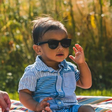 Lentes De Sol Para Niños Surf 0+ Negro-5