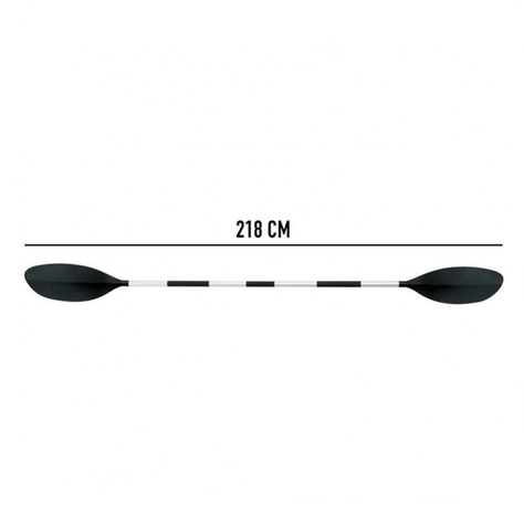Remos Aluminio Para Kayak Largo 218 Cm Paddle-3