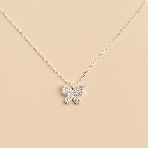 Collar Mariposa Plata 925 Boaz Joyas-2