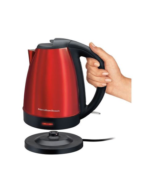 Hervidor Eléctrico Hamilton Beach Acero Inoxidable 1,7 L Rojo 40987-CL-1