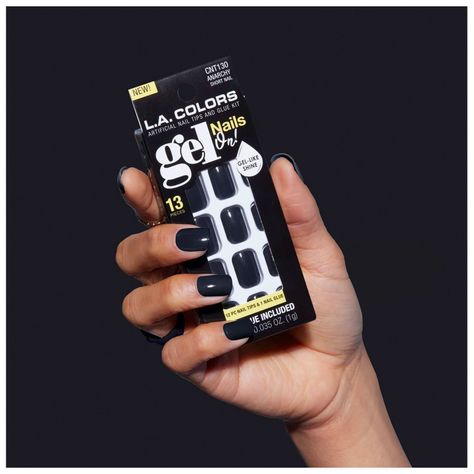 Set de Uñas Gel Press On "Anarchy" L.A Colors-2