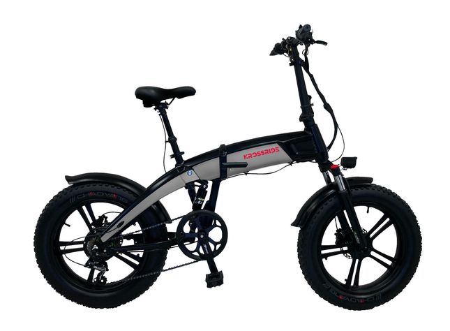 Krossride E-BIKE Plegable Gris-0