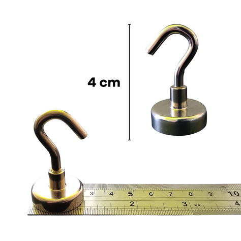 Iman forma de gancho garfio carga 20 kg magnetico-1
