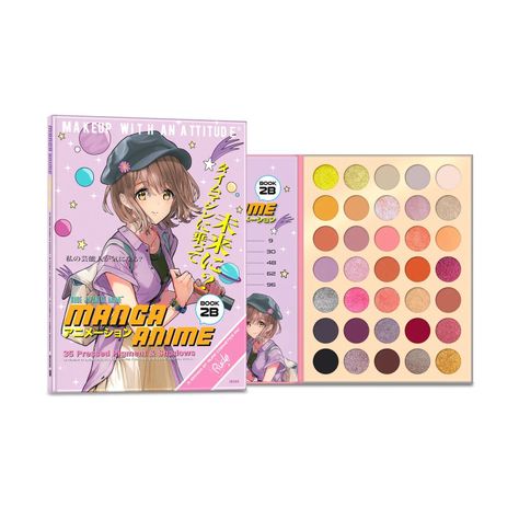 Paleta de Maquillaje "Manga animé" Book 2B Rude Cosmetics-0
