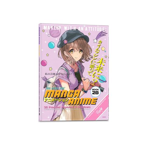Paleta de Maquillaje "Manga animé" Book 2B Rude Cosmetics-1