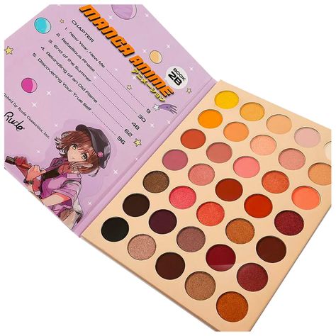 Paleta de Maquillaje "Manga animé" Book 2B Rude Cosmetics-2
