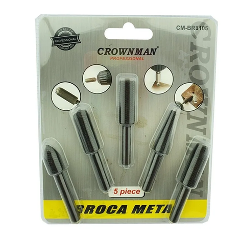 Set Kit Juego De Broca Para Metal 5 Piezas Crownman-0