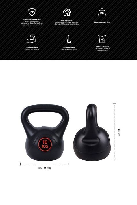 Kettlebell Pesa Rusa 10 Kg-2