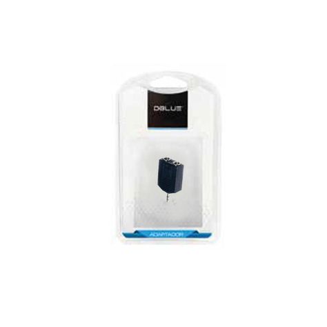 Adaptador Estéreo 3.5mm Macho A 2 Jack 6.3mm Hembra Dblue-1