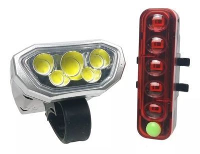 Pack Luz De Bicicletas Delantera Y Trasera-1