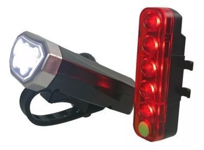 Pack Luz De Bicicletas Delantera Y Trasera-0