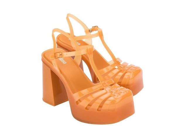 Sandalia Party Heel Naranja Melissa-3