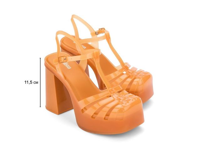 Sandalia Party Heel Naranja Melissa-5