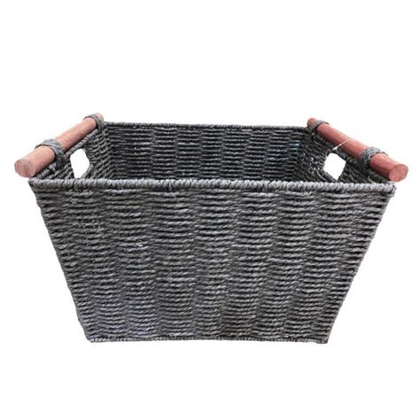 Canasto de Fibra Seagrass 41x32x26 cm. Natural 41x32x26 cm-0