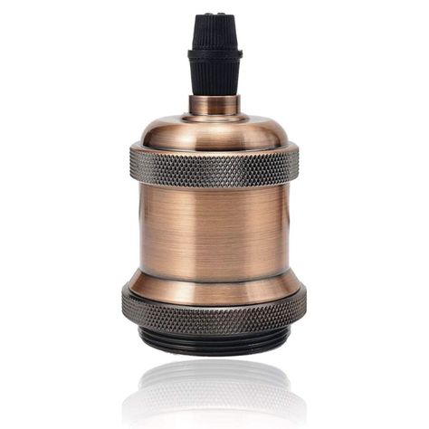 Pack 5 Soquetes E-27 Bronce Vintage-1