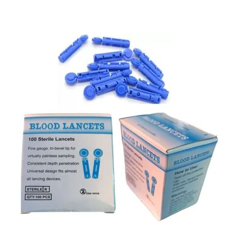 Lancetas Caja X 100 Unidad , Lanceta Estéril Glicemia fácil y útil-4