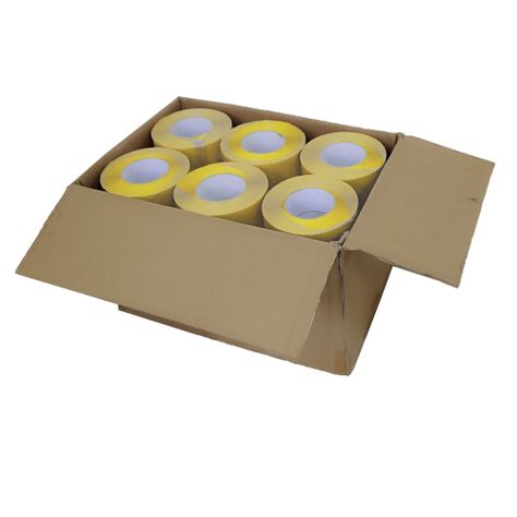 Pack 36 hunchas de Embalaje Transparente 300 Mts 48mm Ancho-4