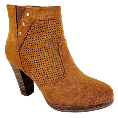 Botin formal de Mujer Camel-1