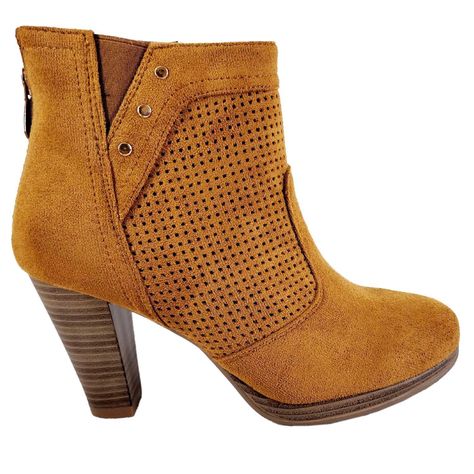 Botin formal de Mujer Camel-0