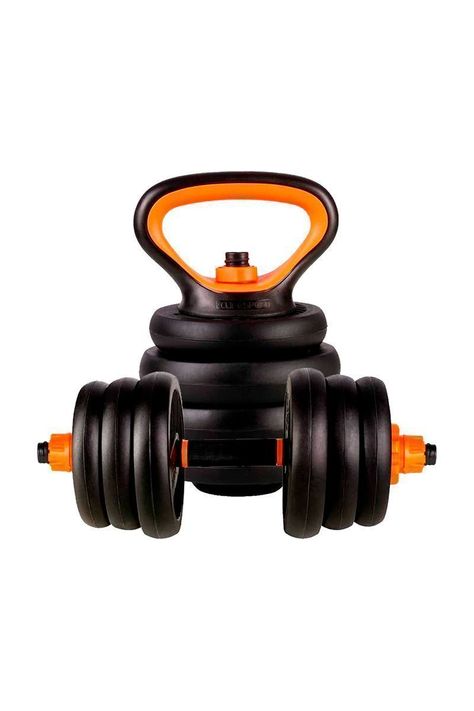 Set Pesas Ajustable 40 Kg Kettlebells Negro-0