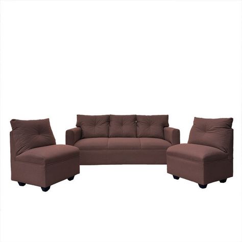 Juego Living Mateo Chenille Cafe Pata Plastica 3C.1C.1C-0
